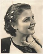 Lillian Bond signed 10x8 vintage photo. Good condition Est.