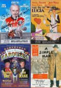 Theatre Flyer signed collection. 10 in total. Includes signatures of Ian McDiarmid, Lynn Seymour,