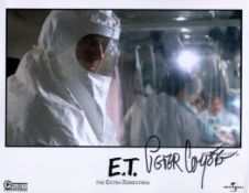 Peter Coyote signed 10x8 colour movie still from ET. Good condition Est.