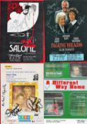 Theatre Flyer signed collection. 10 in total. Includes signatures of Felicity Kendal, Gordon Kaye,