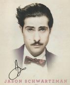 The Grand Budapest Hotel Actor, Jason Schwartzman signed 10x8 sepia promo photograph pictured during