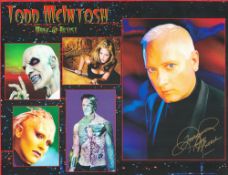 Make Up Artist, Todd McIntosh signed 10x8 colour promo photograph. McIntosh is known for his work on