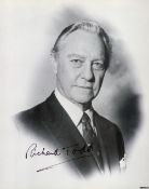 Richard Todd Irish-British Actor 10x8 Signed Black and White Photo. Good condition. All autographs