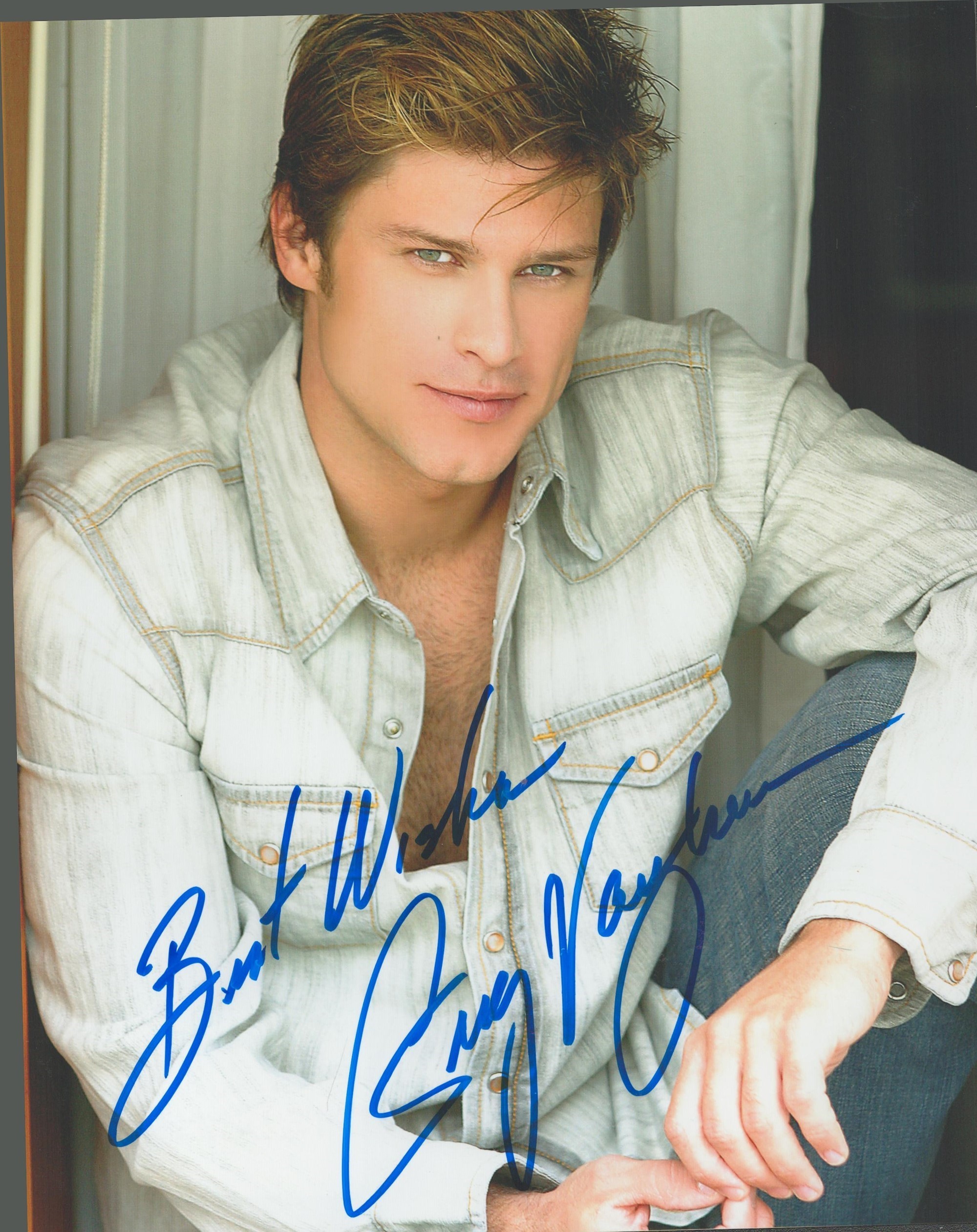 Actor, Greg Vaughan signed 10x8 colour photograph. Vaughan Jr. (born June 15, 1973) is an American