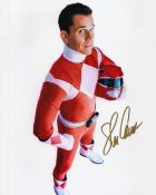 Power Rangers Actor, Steve Cardenas signed 10x8 colour photograph. Cardenas (born May 29, 1974) is