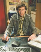 The IT Crowd Actor, Chris O'Dowd signed 10x8 colour photograph pictured during his role as Roy