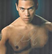 Twilight Actor, Chaske Spencer signed 10x8 colour photograph pictured during his role as Sam Uley in