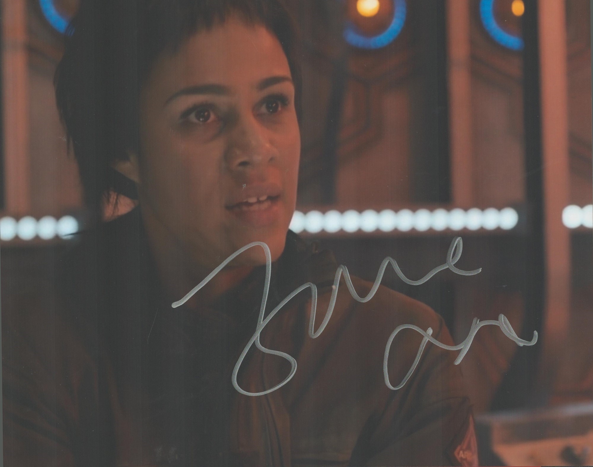 Doctor Who Actor, Zawe Ashton signed 10x8 colour photograph. Ashton FRSL (born 25 July 1984) is an