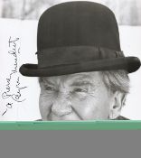 Actor, Burgess Meredith signed 10x8 black and white photograph, dedicated. Meredith (November 16,