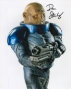 Dan Starkey signed 10x8 colour photo. Good condition. All autographs come with a Certificate of