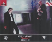 Oceans 11 Actor, Scott L. Schwartz signed 10x8 colour promo photograph pictured during his role as