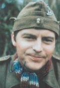 Dad's Army Actor, Ian Lavender signed 12x8 colour photograph pictured during his role as Private