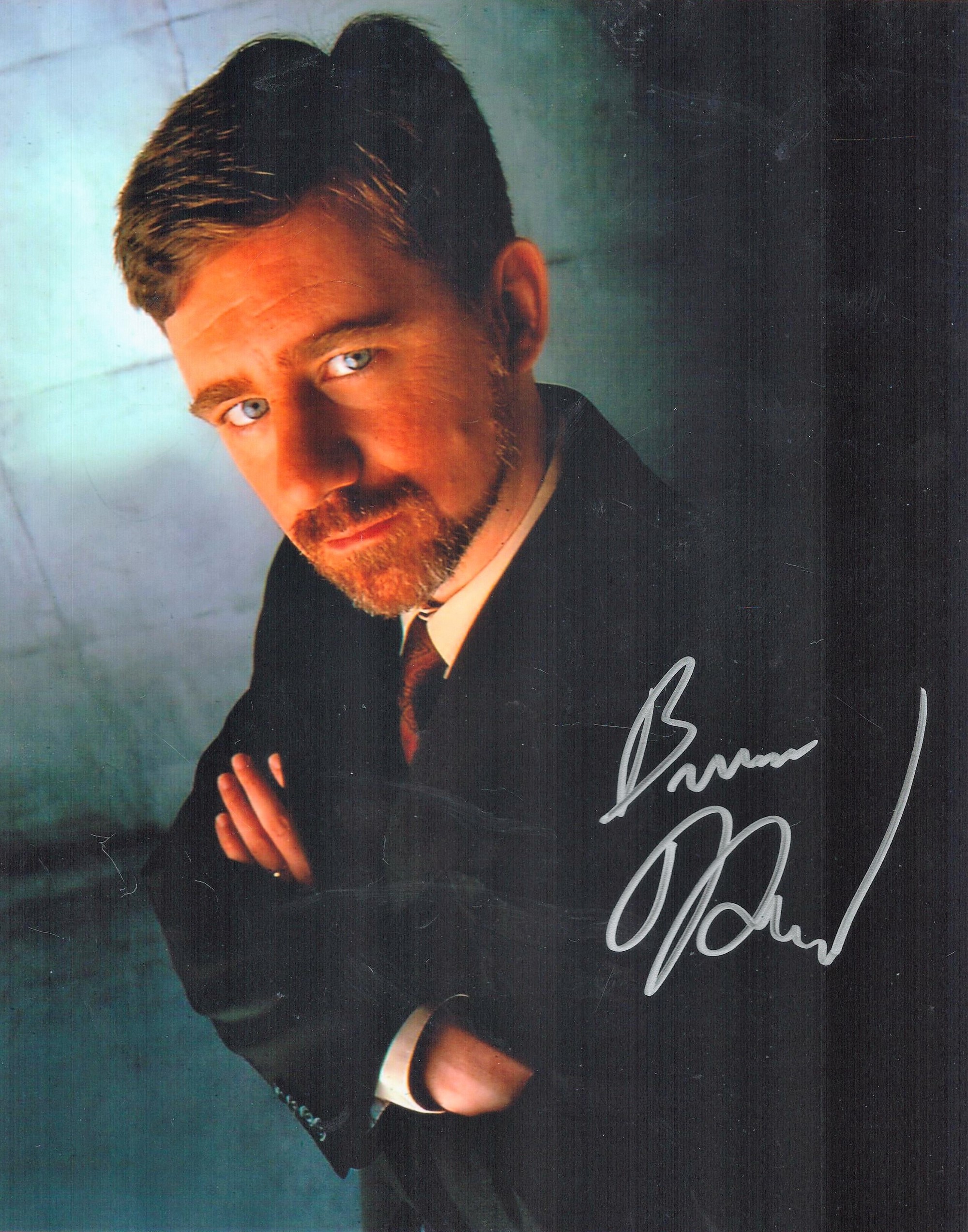 Actor, Bruce Harwood signed 10x8 colour photograph. Harwood (born April 29, 1963) is a Canadian