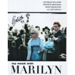 Director, Simon Curtis signed 10x8 My Week With Marilyn colour promo photograph. My Week with