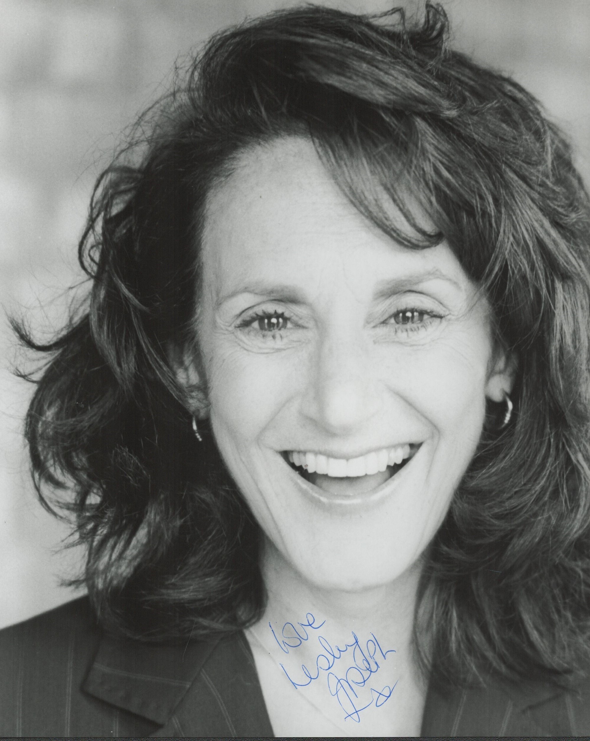 Lesley Joseph English Actress And Broadcaster 10x8 Signed Colour Photo. Good condition. All