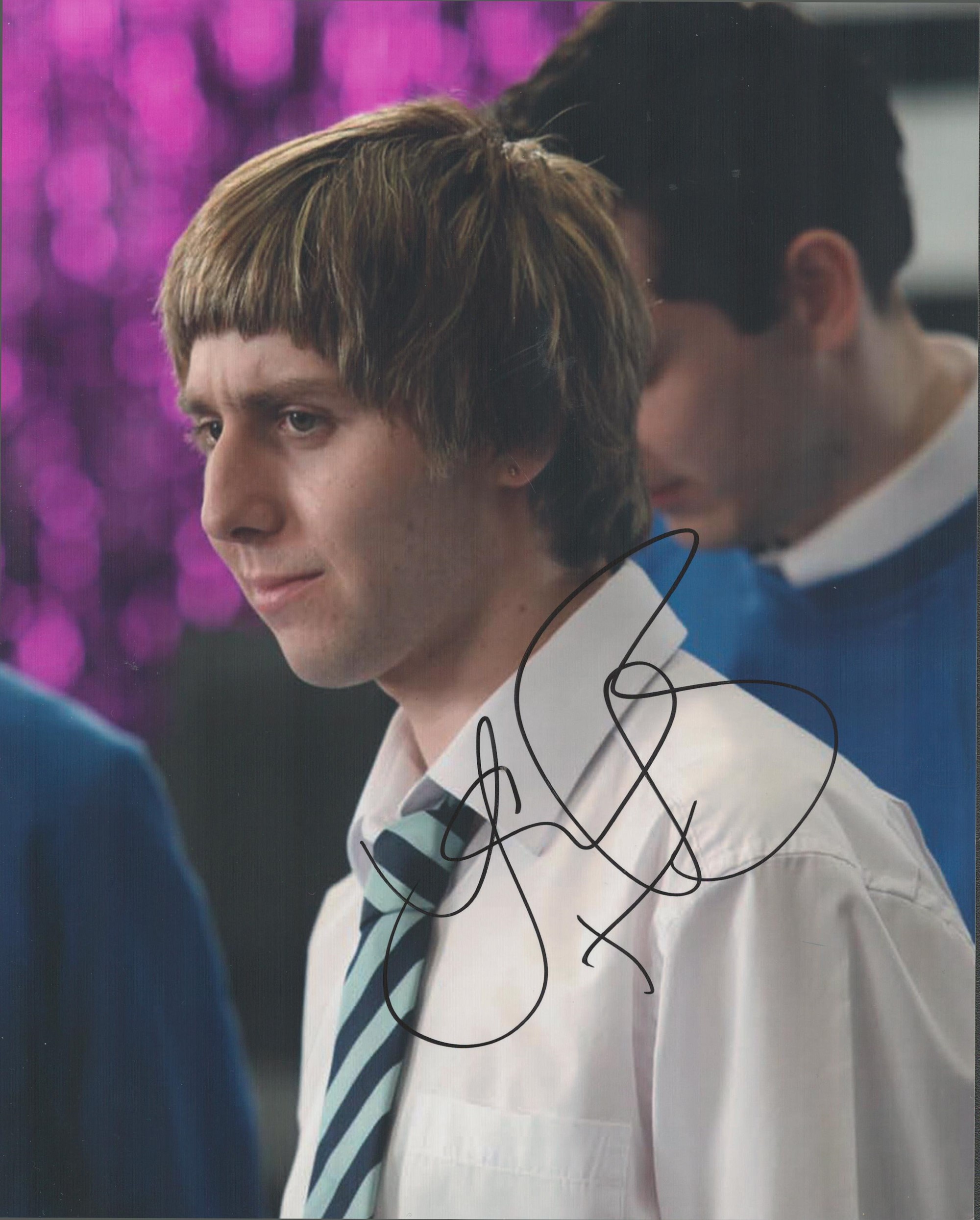 The Inbetweeners Actor, James Buckley signed 10x8 colour photograph pictured during his time playing