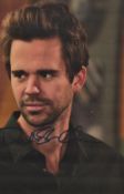 David Walton American Actor Best Known For Starring In Sit Com Cracking Up. Signed 10x8 Colour