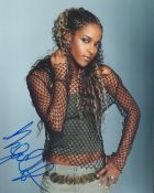 Megalyn Echikunwoke American Film And Television Actress 10x8 Signed Colour Photo. Good condition.