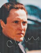 Actor, Christopher Walken signed 10x8 colour photograph. Walken; March 31, 1943) is an American