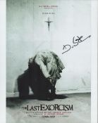 Director, Daniel Stamm signed 10x8 black and white promo photograph for The Last Exorcism, a 2010