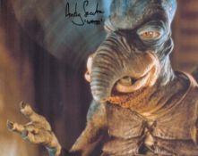 Star Wars Actor, Andrew Secombe signed 10x8 colour photograph. Secombe (born April 26, 1953) is a