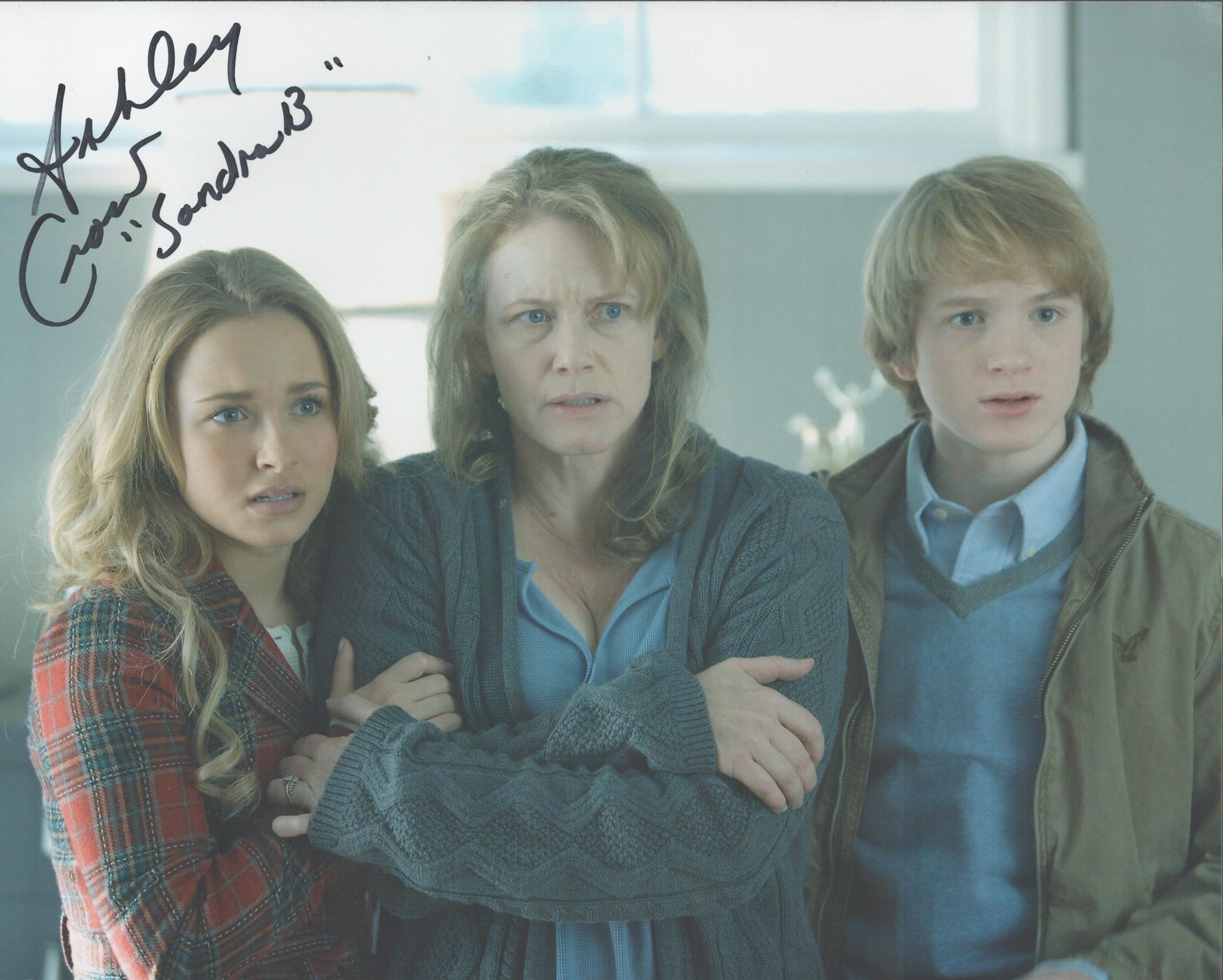 Ashley Crow American Actress 10x8 Singed Colour Photo From TV Series Heroes. Good condition. All