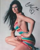 Bond Girl, Caroline Munro signed 10x8 colour photograph. Munro was known as Naomi in The Spy Who