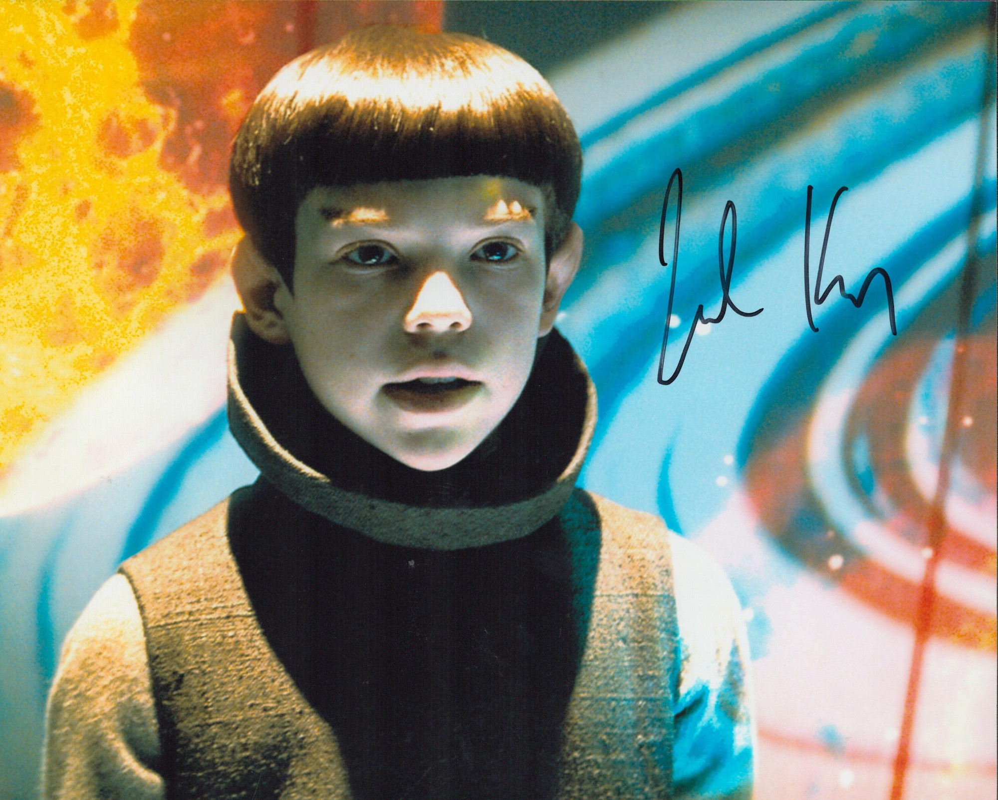 Star Trek Actor, Jacob Kogan signed 10x8 colour photograph pictured during his role as young Spock