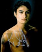 Twilight Actor, Kiowa Gordon signed 10x8 colour photograph pictured during his role as