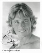 Christopher Atkins American Actor Signed 10x8 B/W Headshot Photo. Good condition. All autographs