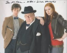 Doctor Who Actor, Ian McNeice signed 10x8 colour photograph. McNeice appeared as Winston Churchill