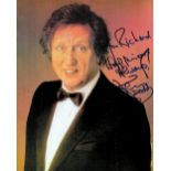 Comedian, Ken Dodd signed 10x8 colour photograph, dedicated and inscribed to Richard. Dodd OBE (8