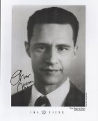 The X-Files Actor, Chris Owens signed 10x8 black and white photograph pictured during his role as