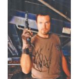 FireFly Actor, Adam Baldwin signed 10x8 colour photograph pictured during his role as Jayne Cobb,