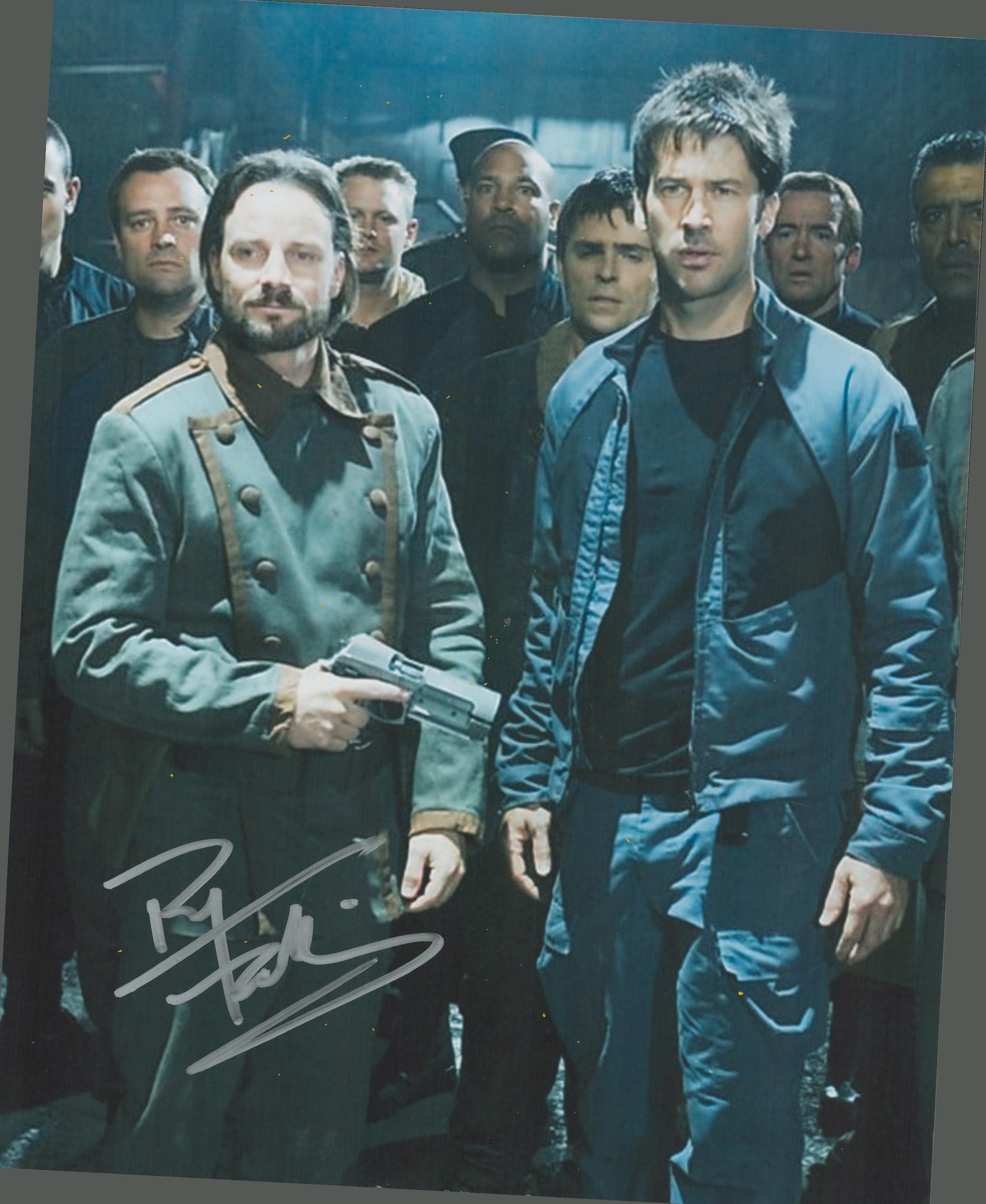 Ryan Robins Canadian Actor Signed 10x8 Colour Photo From The TV Series Stargate Atlantis. Good