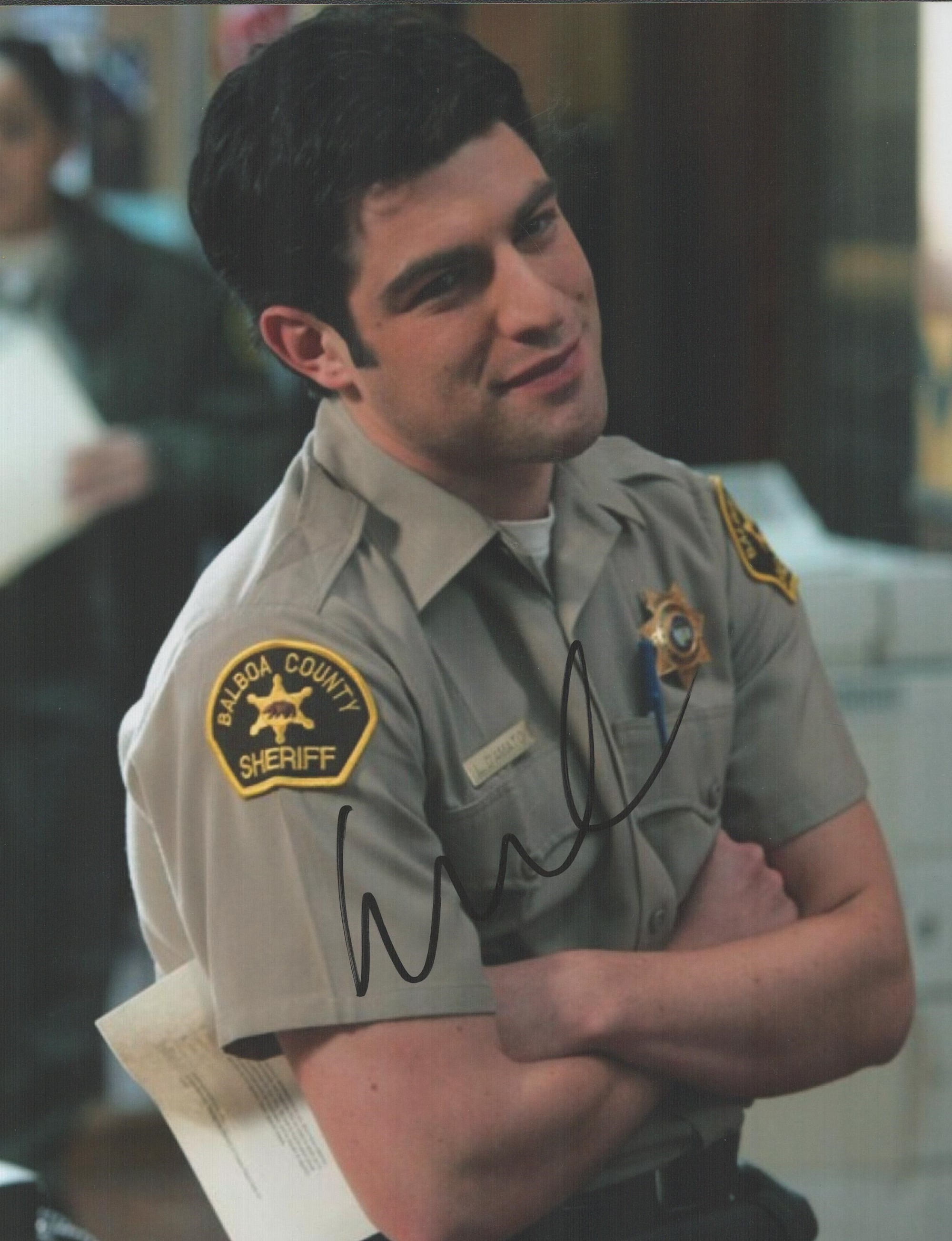 Veronica Mars Actor, Max Greenfield signed 10x8 colour photograph. Greenfield (born September 4,