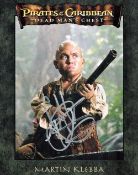 Pirates of The Caribbean Actor, Martin Klebba signed 10x8 colour promo photograph pictured during