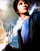 Actor, Logan Lerman signed 10x8 colour photograph. Lerman (born January 19, 1992) is an American