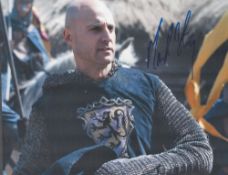 Actor, Mark Strong signed 10x8 colour photograph. Strong (born Marco Giuseppe Salussolia; 5 August