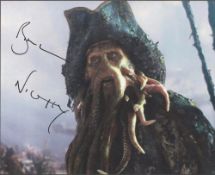 Pirates of The Caribbean Actor, Bill Nighy signed 10x8 colour promo photograph pictured during his