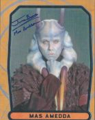 Star Wars Actor, Jerome Blake signed 10x8 colour photograph. Blake played Mas Amedda in Star Wars: