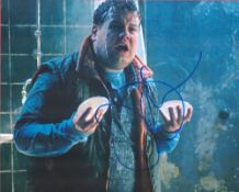 Actor, James Corden signed 10x8 colour photograph pictured during a scene in 2009 British comedy