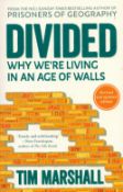 Signed Book Tim Marshall Divided why we're living in an age of Walls Softback Book 2018 First