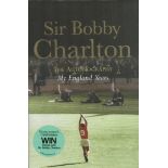 Football legend, Bobby Charlton signed hardback book titled My England Years. This beautiful