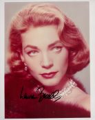 Lauren Bacall signed 10x8 colour photo. Good condition. All autographs come with a Certificate of