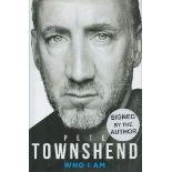 Singer, Pete Townshend signed hardback book titled Who I Am. This lovely book features a signature