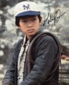 Indiana Jones and The Temple of Doom 8x10 photo signed by actor Ke Huy Quan who played short-