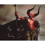 Tim Curry, actor signed 8x10 movie photo from the film 'Legend'. Very scarce.