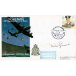 World War II FDC Signed by H. K Duke Munro Radar Operator, Titled The Dam Busters 617 Squadron Royal