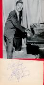 Little Richard (1932-2020) Rock N Roll Singer Signed Album Page With Photo